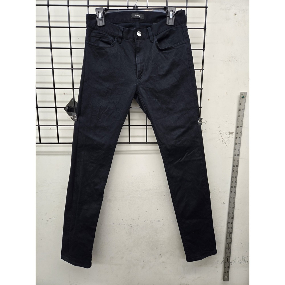 Theory Men's‎ Raffi SP Pima Twill Pants Size 30 Black